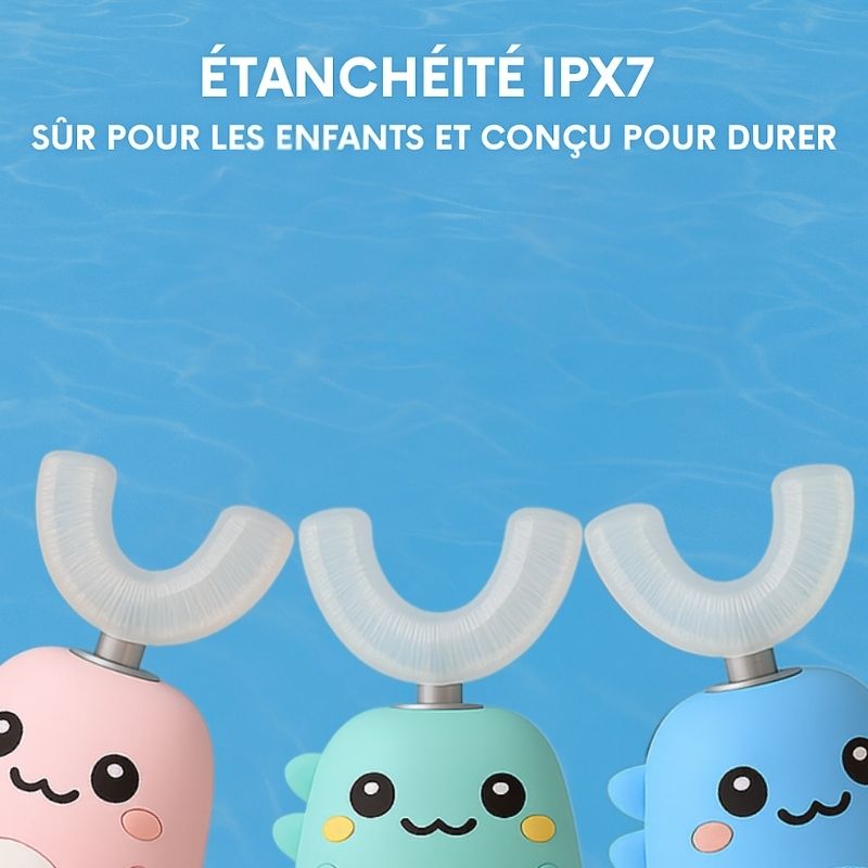 DinoBrosse™ – Brosse à dents 360° pour enfants