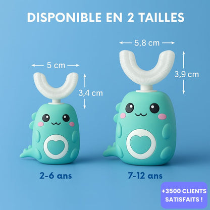 DinoBrosse™ – Brosse à dents 360° pour enfants